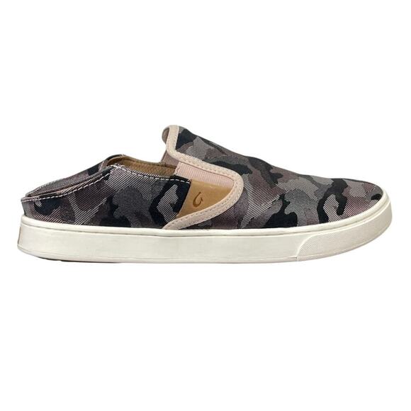 OluKai Pehuea Pa’i Sneaker Camo Women’s 10 Convertible Slip-On or Slide Casual - Picture 2 of 9